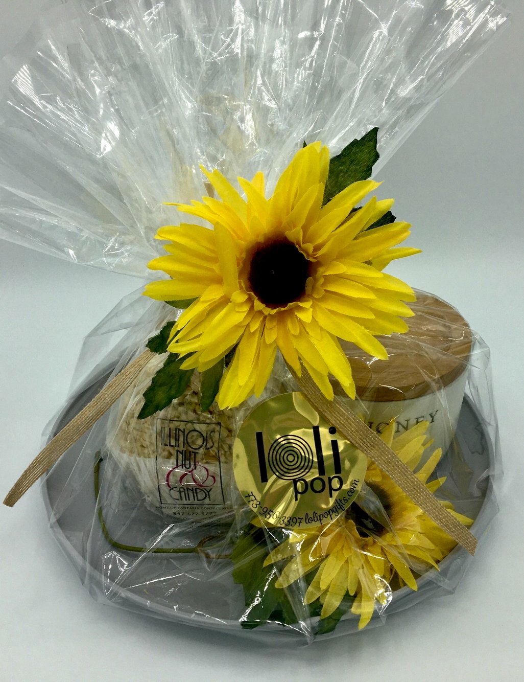 Rosh Hashana Taffy Apple & Honey Jar Gift Package