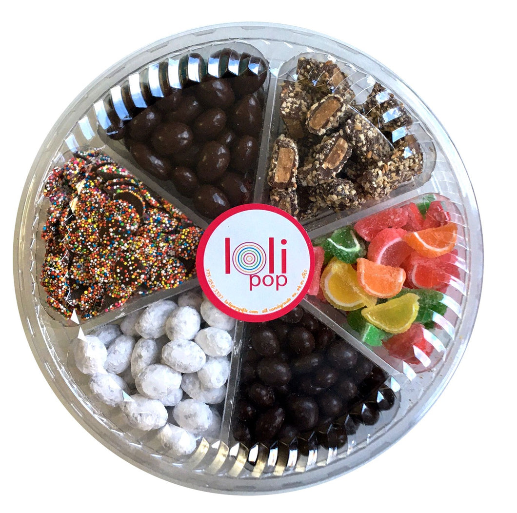 Large Pesach Chocolate, Nuts & Candy Tray